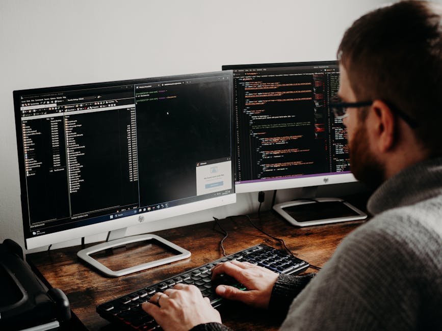 Developer using AI coding agent in terminal and IDE