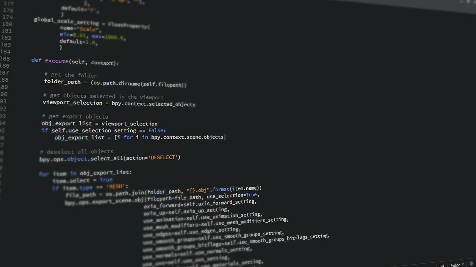 Source code editor showing prompt optimization pipeline configuration