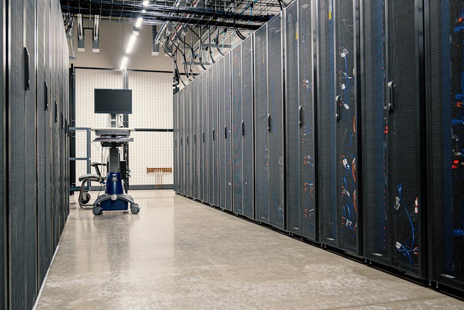 Server racks running production AI inference workloads